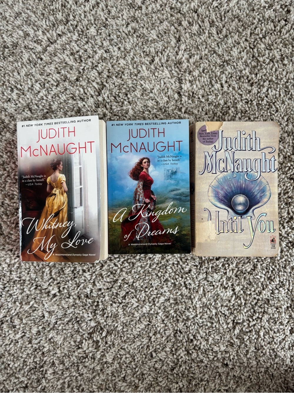 Judith McNaught Westmoreland Series Books Historical Fiction 3